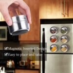 Anubhav Janni Magnatic Spice Rack Magnetic Stainless Steel Storage Masala Box Tin Container And Hold Spices Finish Stand Seasoning Containers For Kitchen Herbs Masalas (Pack Of 1 Pcs) - Image 6