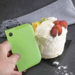 Anubhav Janni Cake Scraper Set Dough Bench Scraper Icing Smoother, Fondant Cutter Pastry Baking Tool Plastic Decorating Scrapers Smooth Serrated Edge Tools Smoother Buttercream (Set Of 3 Pcs) - Image 4