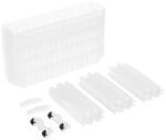 Anubhav Janni 4 Layer Slim Rack Shelf Slide Out Organizer Kitchen Bathroom Pantry Utility Storage Floor Standing White Sleek Storage Trolley Dining Bathroom Laundry (Pack Of 1 Pcs) - Image 7