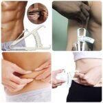 Anubhav Janni Personal Body Fat Tester Caliper Handheld Fitness Measurement Tool With Percentage Charts Men and Women Accurate Skinfold Analysis Device Skin Fold Weight Loss (Pack Of 1 Pcs) - Image 2