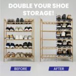 Anubhav Janni New Shoe Slots Adjustable Organizers Shoe Shelf Rack Slots Holders Space Saver Shelf Rack Slots holders Space Saver double deck layer home  (Pack Of 1 Pcs) - Image 3