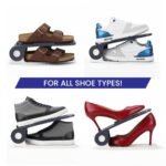 Anubhav Janni New Shoe Slots Adjustable Organizers Shoe Shelf Rack Slots Holders Space Saver Shelf Rack Slots holders Space Saver double deck layer home  (Pack Of 1 Pcs) - Image 4