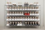 Anubhav Janni New Shoe Slots Adjustable Organizers Shoe Shelf Rack Slots Holders Space Saver Shelf Rack Slots holders Space Saver double deck layer home  (Pack Of 1 Pcs) - Image 5