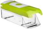Anubhav Janni Nicer Slicer 12 In 1 in Dicer Vegetable Fruit Chopper Grater Plus Food Chopper Peeler Dicing Fruit Grater Dicer Kitchen Clean Button Onion Potato Tomato Salad (Pack Of 1 Pcs)