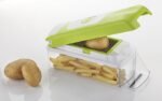 Anubhav Janni Nicer Slicer 12 In 1 in Dicer Vegetable Fruit Chopper Grater Plus Food Chopper Peeler Dicing Fruit Grater Dicer Kitchen Clean Button Onion Potato Tomato Salad (Pack Of 1 Pcs) - Image 4