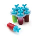 Anubhav Janni Ice Candy Fish Reusable Chocolate Mould 6 Cavity Popsicle Maker Cute Whale Tail Handles BPA Free Tray Kids Treats Kulfi Tutty Fruity Cream Cube Set Home Party (Pack Of 1 Pcs)