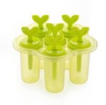 Anubhav Janni Ice Candy Fish Reusable Chocolate Mould 6 Cavity Popsicle Maker Cute Whale Tail Handles BPA Free Tray Kids Treats Kulfi Tutty Fruity Cream Cube Set Home Party (Pack Of 1 Pcs) - Image 2