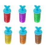 Anubhav Janni Ice Candy Fish Reusable Chocolate Mould 6 Cavity Popsicle Maker Cute Whale Tail Handles BPA Free Tray Kids Treats Kulfi Tutty Fruity Cream Cube Set Home Party (Pack Of 1 Pcs) - Image 3