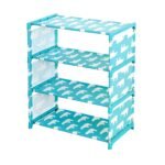 Anubhav Janni 4 Layer Shoe Storage Stand Very Strong Shelves Carbon Steel Organizer Shoe Stand Wardrobe Shoes Rack Wall Bench Shelf Closet Organizer Cabinet For Pairs Home (Pack Of 1 Pcs)