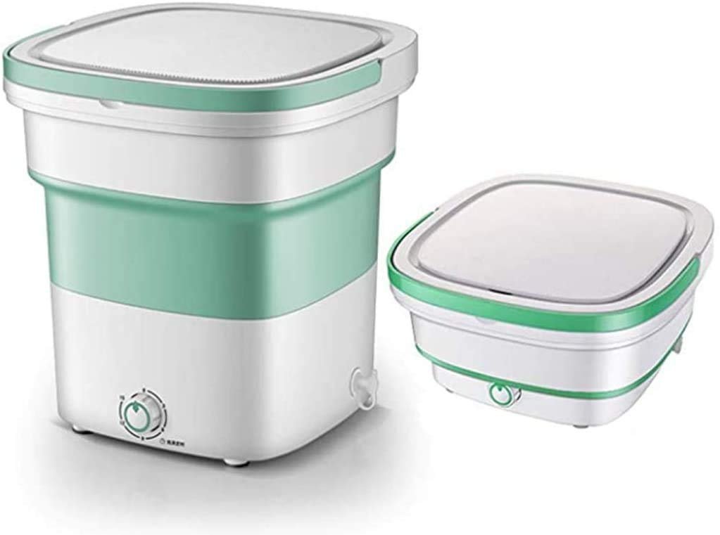 Anubhav Janni Folding Washing Machine Mini Compact Ultrasonic Small Automatic Cleaning Washer With Capacity Cloths Perfect For Campers And Best Travelling Partner Home Travel (Pack Of 1 Pcs) Anubhav Janni Folding Washing Machine Mini Compact Ultrasonic Small Automatic Cleaning Washer With Capacity Cloths Perfect For Campers And Best Travelling Partner Home Travel (Pack Of 1 Pcs) - Image 1