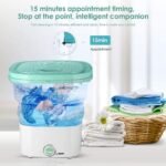 Anubhav Janni Folding Washing Machine Mini Compact Ultrasonic Small Automatic Cleaning Washer With Capacity Cloths Perfect For Campers And Best Travelling Partner Home Travel (Pack Of 1 Pcs) - Image 3