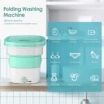 Anubhav Janni Folding Washing Machine Mini Compact Ultrasonic Small Automatic Cleaning Washer With Capacity Cloths Perfect For Campers And Best Travelling Partner Home Travel (Pack Of 1 Pcs) - Image 6