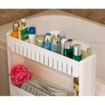 Anubhav Janni 3 Layer Slim Rack Storage Organizer With Wheels For Kitchen Bedroom Bathroom Tier Space Saving Office Shelf Slide Out Bathroom Pantry Utility Storage Home (Pack Of 1 Pcs) - Image 4