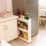 Anubhav Janni 3 Layer Slim Rack Storage Organizer With Wheels For Kitchen Bedroom Bathroom Tier Space Saving Office Shelf Slide Out Bathroom Pantry Utility Storage Home (Pack Of 1 Pcs) - Image 5