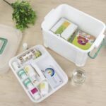 Anubhav Janni New Portable Medical Box Plastic Emergency Kit Medicine Organizer Storage Container First Aid with Locking Lid Carry Handle For Home Transparent Car Office (Pack Of 1 Pcs) - Image 6