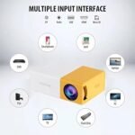 Anubhav Janni Mini Projector Led Portable Home Theater LED With Remote Controller Children's Cinema Compatible Smartphone Laptop TV Movie Party Game Outdoor (Pack Of 1 Pcs) - Image 2