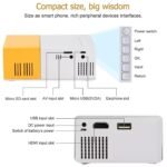 Anubhav Janni Mini Projector Led Portable Home Theater LED With Remote Controller Children's Cinema Compatible Smartphone Laptop TV Movie Party Game Outdoor (Pack Of 1 Pcs) - Image 7