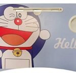 Anubhav Janni Doraemon Laptop Table Printed Cartoon Writing Homework Creatio Best Kids Pattern Top Wooden Desk Bed Study Cup Slot Tablet Notebook Holder Stand Home Office use (Pack Of 1 Pcs)