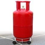 Anubhav Janni Gas Trolly Ss Stainless Steel Heavy Cylinder Trolley Wheels Stainless LPG Stand Heavy Duty Rolling Easy Movement Kitchen Lpg Strong With Trolly Lpg Sealed  By Set (Pack Of 1 Pcs) - Image 4