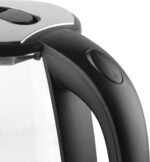 Anubhav Janni Glass Kettle Green Kivvi 1.8 L Stove kraft Crystal Electric Heat Resistant Pyrex Water Boiler For Instant Hot Water Milk Tea Coffee Stainless Steel (Pack Of 1 Pcs) - Image 5