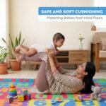Anubhav Janni Baby Puzzle Mat (4*4) Tiles Alphabets And Numbers Square Foam Crawling For Baby Play Mat Playmat Babies Mats Floor Playing Alphabet  Interlocking Mini Kids (Pack Of 1 Pcs) - Image 3