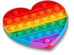 Anubhav Janni Pop It Heart Kids Pop it Fidget Toys Bubble Push Toy For Unisex Adults Stress Relief And Hand Exercise Multi Color Popping Sounds Sensory Toy Reliever POP Toys Kids (Pack Of 1 Pcs) - Image 2