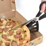 Anubhav Janni Pizza Bite Cutter Stainless Steel Scissors With Plastic Handle Removable Spatula Spatula Blade Handle Grip Dishwasher Safe Easy Slicing Serving (Pack Of 1 Pcs) - Image 4