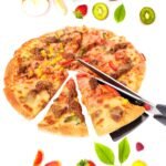 Anubhav Janni Pizza Bite Cutter Stainless Steel Scissors With Plastic Handle Removable Spatula Spatula Blade Handle Grip Dishwasher Safe Easy Slicing Serving (Pack Of 1 Pcs) - Image 5