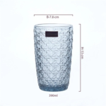 Anubhav Janni Crystal Clear Drinking Glass Tall High Ball Glass Juice Mojito Cocktail Water Tumbler Home Bar Modern Muse Glasses Water Juice Mojito Cocktail Lead Free Perfect Home (Set Of 6 Pcs) - Image 4