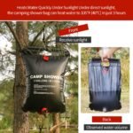 Anubhav Janni Solar Shower Bag Camping Portable With Removable Hose And On Off Switchable Head For Beach Outdoor Traveling Camping Travel Bath Bathing (Pack Of 1 Pcs) - Image 3