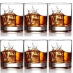 Anubhav Janni Round Whisky Glass 280ml Shape Weighted Bottom Old Fashioned Whiskey Glasses Wine Scotch Cocktails Juice Water Perfect Whisky Bourbon Liquor (Set Of 6 Pcs) - Image 2