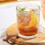Anubhav Janni Fashion Glass 300 Ml Drinking Glasses Premium Beautiful Glassware For Water Juice Beer Cold Drinks Perfect Whiskey Beverages Cocktail Whisky Scotch Cocktails (Set Of Pcs) - Image 6