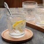 Anubhav Janni Fashion Glass 300 Ml Drinking Glasses Premium Beautiful Glassware For Water Juice Beer Cold Drinks Perfect Whiskey Beverages Cocktail Whisky Scotch Cocktails (Set Of Pcs) - Image 8