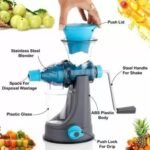 Anubhav Janni Carrot Manual Hand Juicer Heavy Duty For Carrot Fruits Vegetables Locking System Manual Vegetables Smoothies Stainless Juicer Machine Fruits Kitchen (Pack Of 1 Pcs) - Image 5