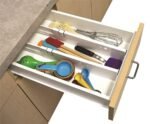 Anubhav Janni Drawer Diveder Organizer Clothes Office Supplies And More Divider Organizer Kitchen Wardrobe Separator Socks Underwear Kitchen Storage (Set Of 2 Pcs) - Image 2