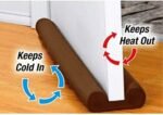 Anubhav Janni Twin Door Draft Bottom Sealing Strip Guard Home Under Fabric Cover Gap Sealer Light Dust Cool Doors Stopper Office Protection Light Cool Stop Protector Doors Windows (Set Of 2 Pcs) - Image 4