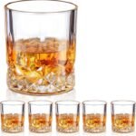 Anubhav Janni Small Tumbler Round Glass Transparent Drinking Set Premium Glassware For Home Kitchen Party Set Clear Glasses Water Juice Beverages Size Home Water Daily Use (Set Of 6 Pcs)