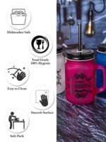 Anubhav Janni Masson Jar Appreciation Tumbler Mugs With Handles Lids And Straws Gift Glasses Bottle Set For Worker Teachers Team Member Employee Glass Color Mason Sipper Lid Straw (Set Of 3 Pcs) - Image 5