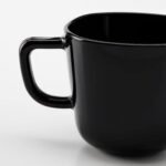 Anubhav Janni Black Square Coffee Mug Modern Ceramic Tea Cups Home Office Stylish Kitchen Café Use Matte Premium Designer Gifting Shape Drinkware Daily Mugs Elegant Cup Dining (Set Of 6 Pcs) - Image 6