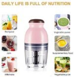 Anubhav Janni Capsule Cutter Quatre Mini Electric Multipurpose Food Chopper Unique Tool Pill Splitter Crusher Grinder Storage Case Durable Chopper Mixer Vegetable Fruit juicer (Pack Of 1 Pcs) - Image 2