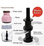 Anubhav Janni Capsule Cutter Quatre Mini Electric Multipurpose Food Chopper Unique Tool Pill Splitter Crusher Grinder Storage Case Durable Chopper Mixer Vegetable Fruit juicer (Pack Of 1 Pcs) - Image 4