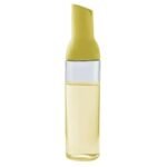 Anubhav Janni Auto Flip Glass Oil Bottles Dispenser Bottle Automatic Smart Lid Leakproof Vinegar Pourer One Handed Easy Pouring Kitchen Container Cooking Dispenser Bottle For Oil (Pack Of 1 Pcs)