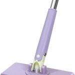 Anubhav Janni Square Mop Towel MOP With Reusable Cleaning Cloth Mini Hands Free Mop Floor Flat Mops Home Cleaner Household Mops Bathroom Floor Kitchen Tables Rotation (Pack Of 1 Pcs)