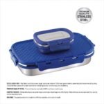 Anubhav Janni Jumbo Stainless Steel Lunch Box Set With Plastic Lid Containers Food Time Box Airtight Leak Proof Office Use School Picnic Tiffin School Kids (Pack Of 1 Pcs) - Image 3