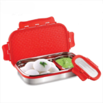 Anubhav Janni Jumbo Stainless Steel Lunch Box Set With Plastic Lid Containers Food Time Box Airtight Leak Proof Office Use School Picnic Tiffin School Kids (Pack Of 1 Pcs) - Image 4