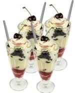 Anubhav Janni Falooda Glass 350 Ml Mugs Icecream Juice Water Glass Smoothie Drinking For Ice Cream Faalooda Cold Drink Smoothie Juice In Home Bar Dishwasher Safe (Set Of 6 Pcs) - Image 4