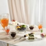 Anubhav Janni Pudding Desert Bowl lass Serving Bowls Dessert Set Glassware Tableware Ice Cream Fruit Candy Pasta Salad Sugar Big Bowl Dish Clear Classic Pineapple Shaped Ice Cream(Set Of 6 Pcs) - Image 4