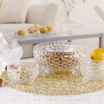 Anubhav Janni Pudding Desert Bowl lass Serving Bowls Dessert Set Glassware Tableware Ice Cream Fruit Candy Pasta Salad Sugar Big Bowl Dish Clear Classic Pineapple Shaped Ice Cream(Set Of 6 Pcs) - Image 7