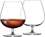 Anubhav Janni Brandy Glass 250 Ml Brandywine Glasses Perfect For Parties Gifts Housewarming Weddings Natalie Glass Bourbon Whiskey Whisky Scotch Brandy Cognac Clear (Set Of 6 Pcs)