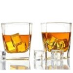 Anubhav Janni Squre Wisky Glass 250 Ml Round Square Whiskey Shape Wine Scotch Water Juice New Heavy Base Drinking Bourbon Whisky Cocktails Tumbler Glasses Cups Water Juice Beer (Set Of 6 Pcs) - Image 2